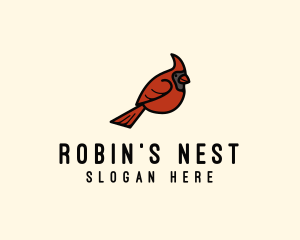 Robin - Cardinal Bird Pet logo design