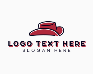 Rodeo - Cowboy Hat Costume logo design