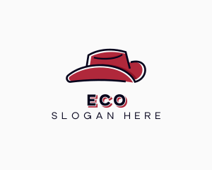 Cowboy Hat Costume Logo