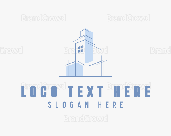 Building Blueprint Architecture Logo