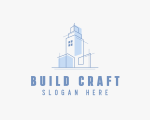 Building Blueprint Architecture  logo design