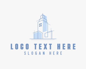 Building - Building Blueprint Architecture logo design