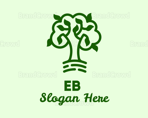 Natural Green Tree Logo