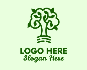 Natural Green Tree Logo