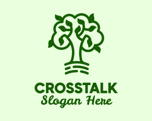 Natural Green Tree Logo