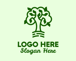 Orchard - Natural Green Tree logo design