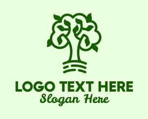 Orchard - Natural Green Tree logo design