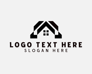 House - Roof Construction Property logo design