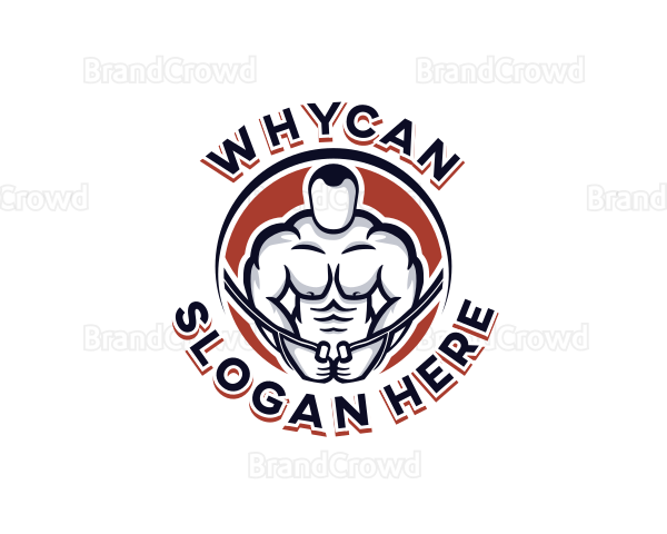 Weightlifting Gym Workout Logo