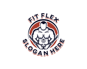 Workout - Weightlifting Gym Workout logo design