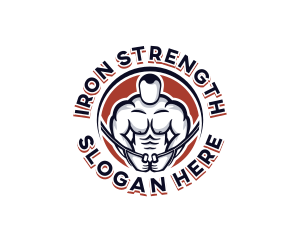 Weightlifting - Weightlifting Gym Workout logo design