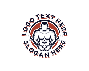 Weightlifting Gym Workout  Logo