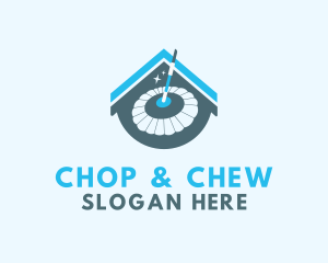 House Improvement - Home Mop Cleaning logo design