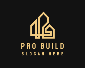 House Building Realty logo design