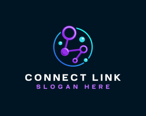 Link - Network Tech Data logo design