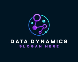 Network Tech Data logo design