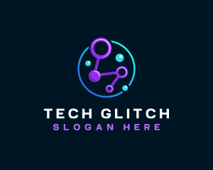 Network Tech Data logo design