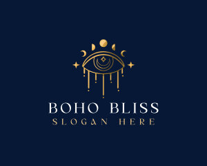 Mystical Boho Eye logo design