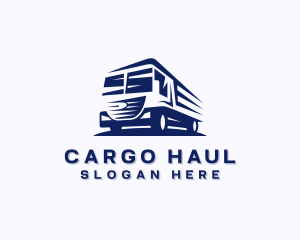 Transport Delivery Truck logo design