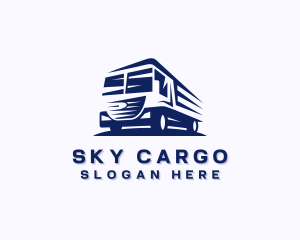 Transport Delivery Truck logo design