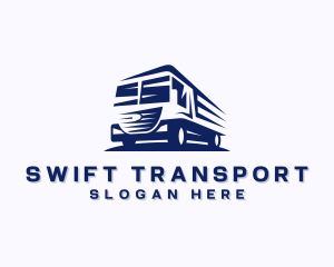 Transport Delivery Truck logo design