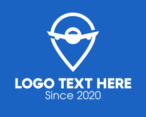 Geolocator - Airplane Flight Locator logo design