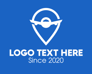 Guide - Airplane Flight Locator logo design