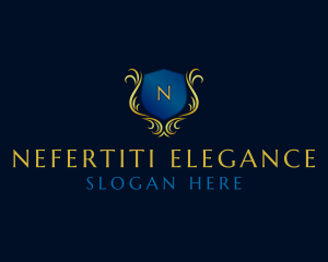 Elegant Crest Shield logo design