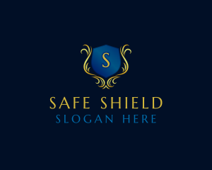 Elegant Crest Shield logo design