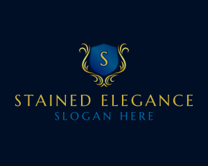 Elegant Crest Shield logo design