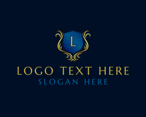 Secure - Elegant Crest Shield logo design