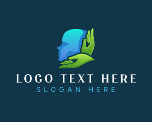 Emotional - Hand Head Mental health logo design