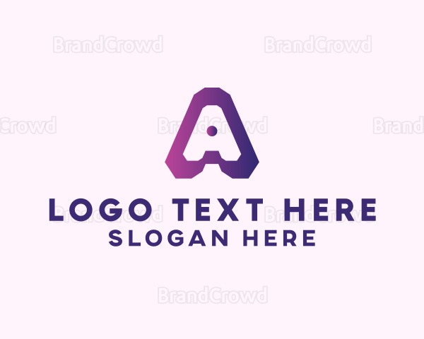 Modern Business Firm Letter A Logo