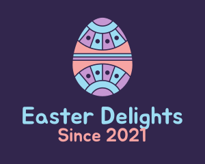 Decorative Easter Egg logo design