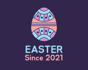 Decorative Easter Egg logo design