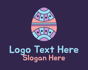 Decorative Easter Egg Logo