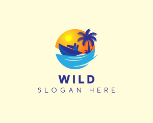 Ocean - Travel Yacht Tourism logo design