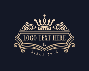 Wedding - Crown Royalty Regal logo design