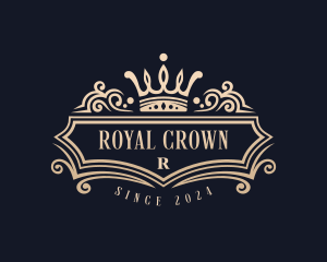 Crown Royalty Regal logo design