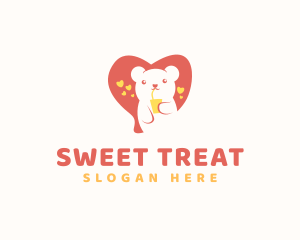 Teddy Bear Juice logo design