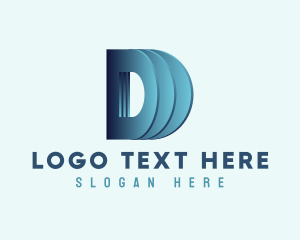 Tech - Generic Company Letter D logo design
