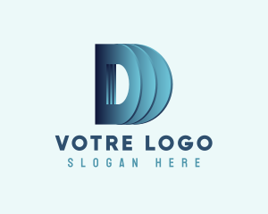 App - Generic Company Letter D logo design