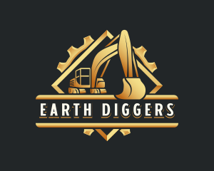 Digging - Industrial Digging Excavator logo design