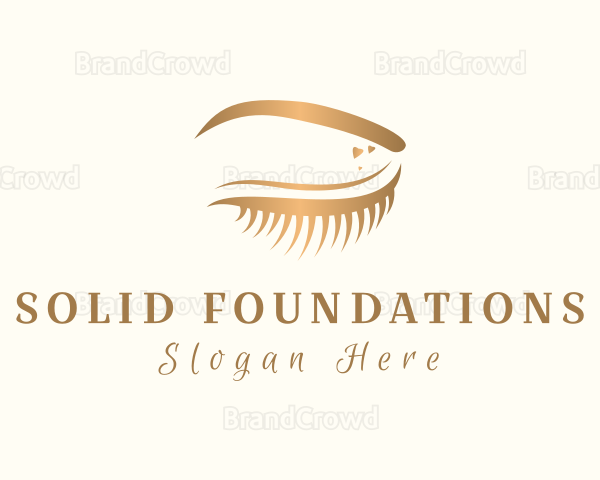 Golden Eyelash Cosmetics Logo