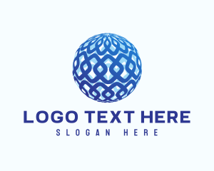 Travel Agent - Modern Diamond Sphere Abstract logo design