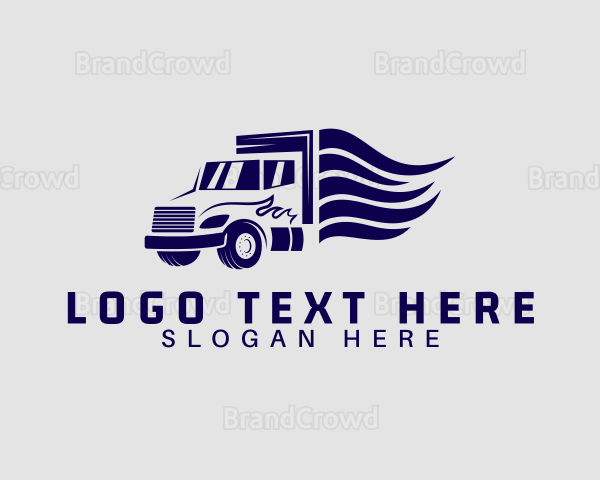 Transport Logistic Truck Logo