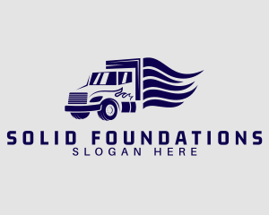 Transport Logistic Truck Logo