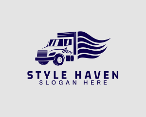 Transport Logistic Truck Logo