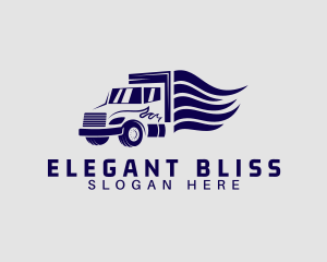 Movers - Transport Logistic Truck logo design