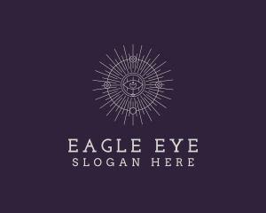 Spiritual Boho Eye logo design